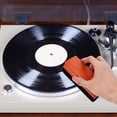 thumbnail image 4 of KALLORY 1 Set Vinyl Record Cleaning Vinyl Accessories Light Brown Wood for Daily Use, 4 of 6