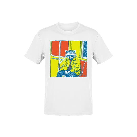 Raccoon Urban Vibes: Pop Art Men's T-shirt