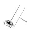 thumbnail image 2 of CATIEBYE 4 Pcs Straight Rod Receipt Holder Stainless Steel Silver For Business Users Workplace, 2 of 8