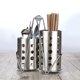 thumbnail image 2 of Juego de soporte de tubo de palillos chinos de acero inoxidable, escurridor, cuchara, cubo, cuchillo, tenedor, almacenamiento, 2 of 8