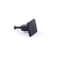 thumbnail image 4 of Renovators Supply Iron Kitchen Cabinet Knob Pull Square Grid style Black Powder Coat Finish Decorative Metal Knobs for Kitchen Cabinet or Drawer Pull Handle w/Screws, 4 of 7
