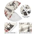 thumbnail image 4 of Yayeee Christmas Tree Skirt 47 inches for Xmas Tree Holiday Party Decoration, Beige Deer, 4 of 6