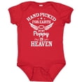 thumbnail image 3 of Inktastic Handpicked for Earth by My Poppy in Heaven with Angel Wings` Boys or Girls Baby Bodysuit, 3 of 5