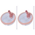 thumbnail image 3 of 2 Fundas para A Prueba Derrames Con Tapas Pajita 30 Oz () Rosa, 3 of 7