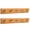 Natural-17 inch(2 Packs), variant on Coat Rack Wall Mounted 16" Hole To Hanger Mount With 5 Hooks For Hanging Coats Hook Peg Rail Hats Jacket Clothes Towels 2 Packs