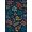 Blue, Pattern 7, variant on ODIKA 8'x10' Blue Multicolor Botanical Washable Area Rug Vintage Inspired Garden Blooms With Decorative for King Size Bedroom Under Bed, Master Suite, Non-Shedding, Easy Care