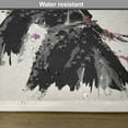 thumbnail image 6 of Ambesonne Fashion Place Mats Set of 4, Modern Woman in Coat, Standard Size, Black Red, 6 of 6