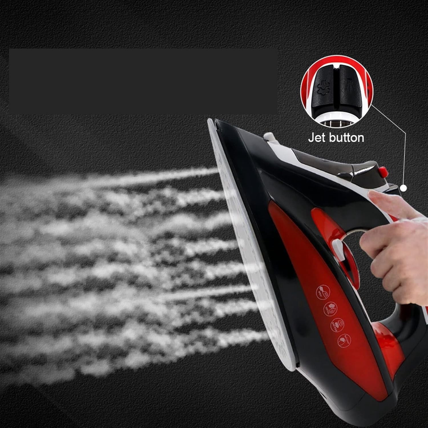 Irons, Steam Iron Steam Generator For Clothes Garment Steamer With Self Clean Function Handhold Steamer Ironing For Linen Iron