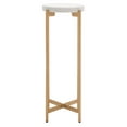 thumbnail image 2 of Safavieh Branwen Modern Iron Round End Table, White / Gold, 2 of 9