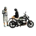 thumbnail image 1 of 1/64 Figures Motorcycle Diorama Scenery Miniatures Sand Scene Character B, 1 of 8
