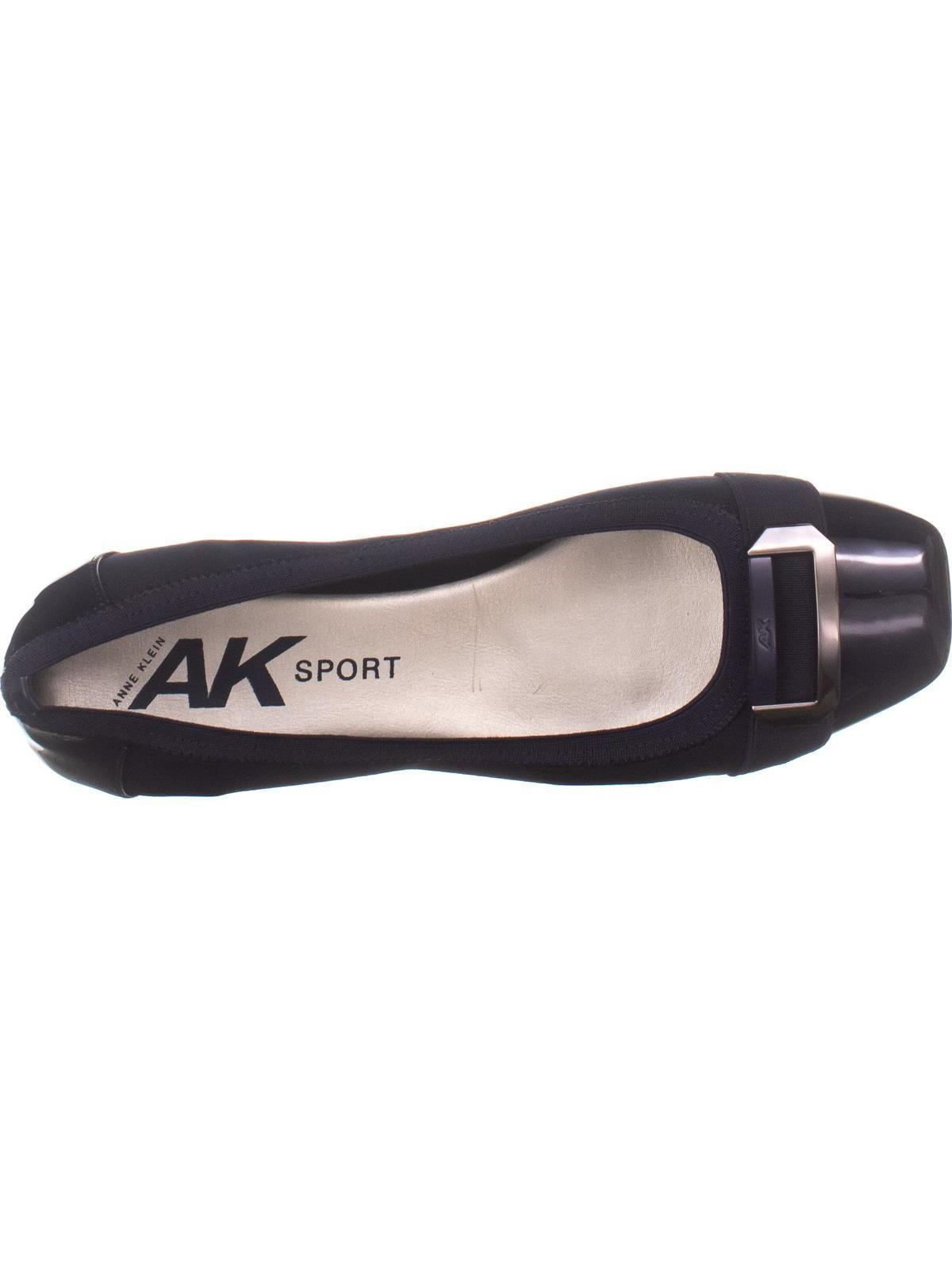 anne klein navy flats