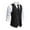 Black, variant on Men's Fashion Solid Color Suit Vest