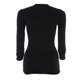 thumbnail image 2 of Playera Para Mujer K-SWISS Cuello V Manga Larga Negro Talla G, 2 of 4