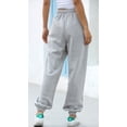thumbnail image 2 of chouyatou Women's Sports High Waisted Loose Baggy Fleece Gym Jogger Sweatpants with Pocket, 2 of 5