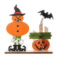 thumbnail image 2 of Halloween Wooden Table Centerpieces with Bat Pumpkins Multifunctional Cute, 2 of 7