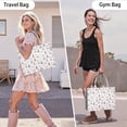 thumbnail image 6 of Large Capacity Tote Bag,Beige Princess Castle Rainbow Pattern Handbag Fashion Luxury Tote Bag,15.7"x13"x 5.1" Inches,Laptop Compatible, 6 of 6
