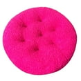 thumbnail image 3 of A Rose-Red Fleece Cushion Round Chair Cushions Seat Cushion Stool Plush Seat Winter Warm Chair Covering for Dining Room Chair Floor Pillow Cushions, 3 of 9