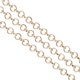 thumbnail image 4 of Cadena de enlace circular Uxcell de 5 metros, cadena de curb de 4 mm, joyería de fabricación de enlaces, bobina de cadena de metal, cadenas de collar, dorado, 4 of 6