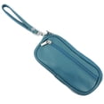thumbnail image 5 of SILVERFEVER Leather Eyeglass Glasses Case with Wristlet Handle, Padded, 5 of 7