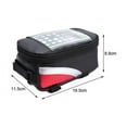 thumbnail image 6 of Zhaomeidaxi Waterproof Bike Frame Bag Bike Phone Bag Bicycle Cell Phone Holder for GPS - Bicycle Bag Frame Hard Pressure-Resistant Handlebar Bag Touch-Screen with Sun-Visor and Rain Cover, 6 of 6