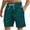 Blue, variant on Ndbuld Mens Beach Shorts Mens Swim Trunks Men's Casual Independence Day Printed Drawstring Trouser Beach Shorts Pants With Pocket Army Green 4XL
