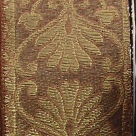 The Ribbon People Brown Metallic Brocade Wired Craft Ribbon 2.5" x 20 Yards