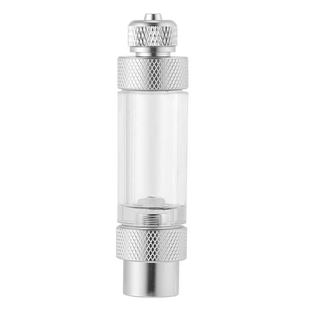 Contador regulador de CO2 para acuario, dispositivo de medición de dióxido de carbono sin retorno de burbuja de CO2 de cabezal simple/doble de Herramientas de limpieza de acuarios plata 8cm Billuyoard PT0097-01