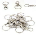 thumbnail image 6 of Silver tone Lobster Trigger Swivel Clasps For Keyring key r Hook D4S5, 6 of 8