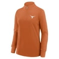 thumbnail image 2 of Women's Fanatics Texas Orange Texas Longhorns Velocity French Terry Quarter-Zip Jacket, 2 of 3