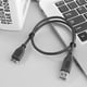 thumbnail image 3 of Sywqhk Cable adaptador USB3.0 tipo A macho a USB3.0 Micro B macho de 0,5 m para disco duro, 3 of 6