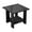 Black, variant on Wood Bedside Table 12x12x12 Inch Sofa Side Table Compact Nightstand End Table for Living Room Bedroom Apartment Decor Storage Stand