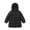Black, variant on lnmuld Winter Coats for Boys Long Hooded Coat Solid Color Winter Warm Quilted Jacket Padded Outerwear Coats Size:4-5 Years