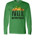 thumbnail image 3 of Inktastic Hello, Beaches Group of Pineapples Long Sleeve T-Shirt, 3 of 5