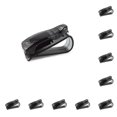thumbnail image 2 of Sidaley Soportes para gafas, Clip para gafas de sol, rotación de 360 ​​grados, colgador práctico, abrazadera de almacenamiento, hebilla Negro liso 10piezas, 2 of 6