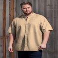 thumbnail image 2 of Chemise Classique à Manches Courtes pour Hommes Grande Taille Confort Signature Flex, 2 of 6