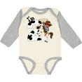 thumbnail image 3 of Inktastic I'm Two-cowboy riding horse birthday Boys Long Sleeve Baby Bodysuit, 3 of 5
