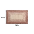 thumbnail image 3 of Fiudx Liquidación de ahorros de verano Alfombras rectas para sala de estar, dormitorio, baño, antideslizantes, absorbentes, para cocina, lavables a máquina, para baño, bañera y ducha (18 x 26 pulgada, 3 of 7