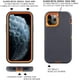 thumbnail image 2 of Entronix Funda Resistente para iPhone 12, Triple Capa, Resistente a Golpes y Anticaídas, Color Naranja, 2 of 4