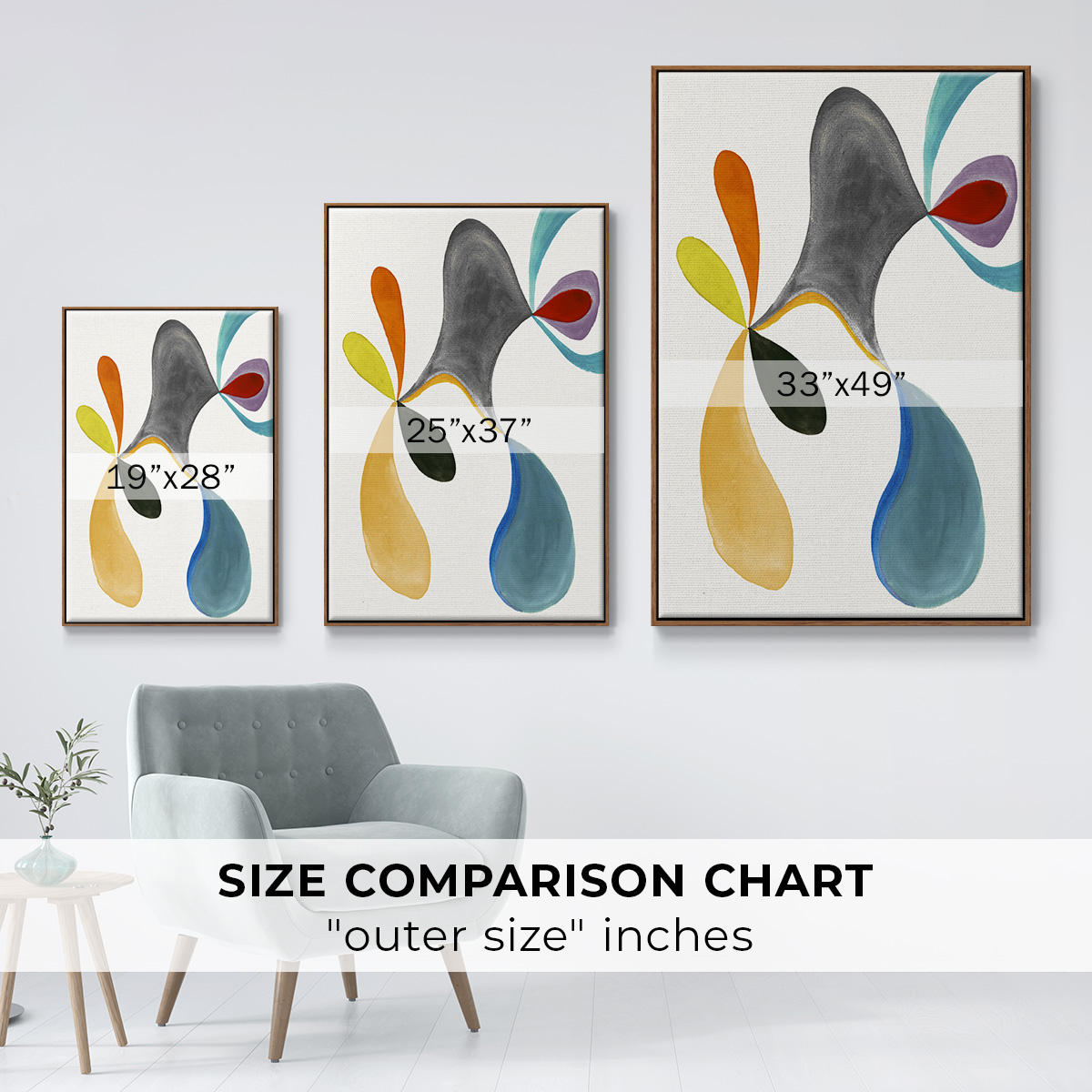 Magic Tricks I Framed Premium Gallery Wrapped Canvas - Ready to Hang - 27 x 41 - Walnut Floating Frame