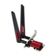 thumbnail image 1 of WiFi  Card, 7260AC Pro  Stabilization Powerful Coverage PCIE WiFi Card PCB 2.4G 5G with 2 10dBi Gain for Desktop Computer for  7 8 10 11, 1 of 8