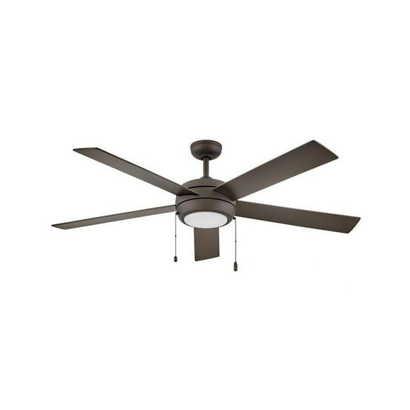 60 inch 5 Blade Ceiling Fan with Light Kit-Metallic Matte Bronze Finish Bailey Street Home 81-Bel-4543964