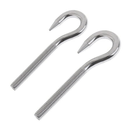 

M5 M6 Marine Stainless Steel Hook Bolt Eye Screw Threaded Bolt Boat Parts Heavy