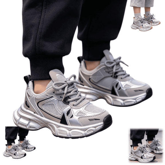 YOUYEDIAN Sneakers for Kids Boys Girls Breathable Mesh Chunky Sneakers