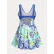 thumbnail image 2 of Tankini de Talla Extra con Estampado Mixto Rosegal Camisetas sin mangas de talla grande, 2 of 5