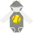 thumbnail image 3 of Inktastic Personalized Softball Boys or Girls Long Sleeve Baby Bodysuit, 3 of 5