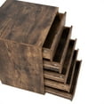 thumbnail image 4 of Drawer Dresser Storage Cabinet for Makeup Dresser Tall Chest of Drawers, Drawer Chest Makeup Cabinet for Bedroom by Naomi Home-Color:Rustic Brown,Size:5 Drawer, 4 of 11