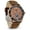 Brown, variant on ''The Castaway'' Hawaiian Koa Wood Watch (47 mm Diameter, Copper and Leather Band)