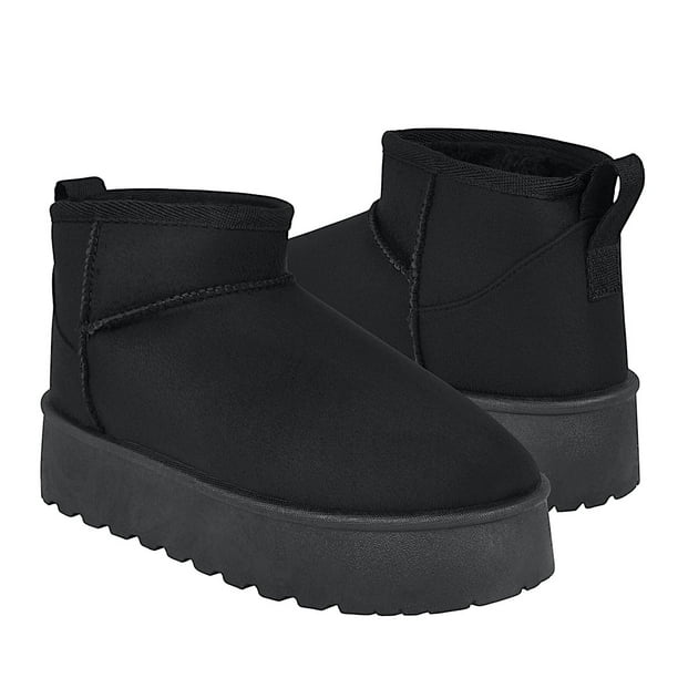 Botines Invierno Dama Furor 26434 Textil Negro