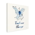 thumbnail image 2 of Shirley Novak 'Independent Blooms Blue X' Canvas Art, 2 of 4