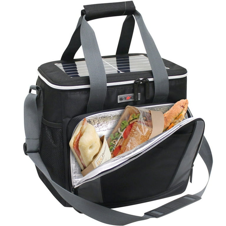 Preferred Nation P7328.BLACK Solar Cooler Bag Black